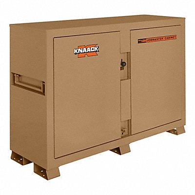 KNAACK 129KL Jobsite Cabinet Tan 72x51x24 in 1PK