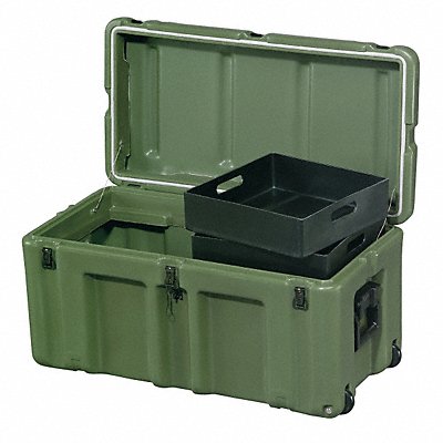 PELICAN 472FTLKLG Footlocker ODG Polyethylene 17 in