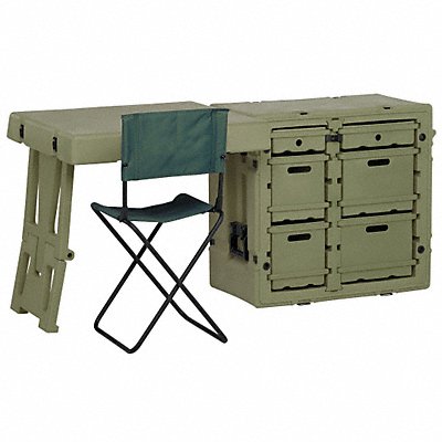 PELICAN 472ADMINDESK Admin Desk 30.8Lx21Wx28.5D OD Green