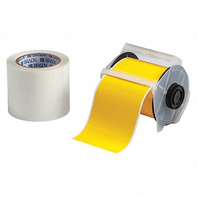 BRADY 142164 Floor Tape Yellow 4 inx100 ft Roll