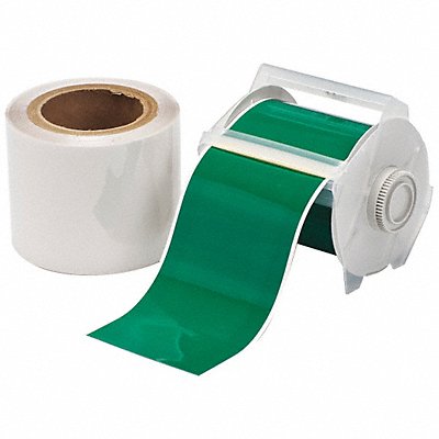 BRADY 142173 Floor Tape Clear/Green 4 inx100 ft Roll