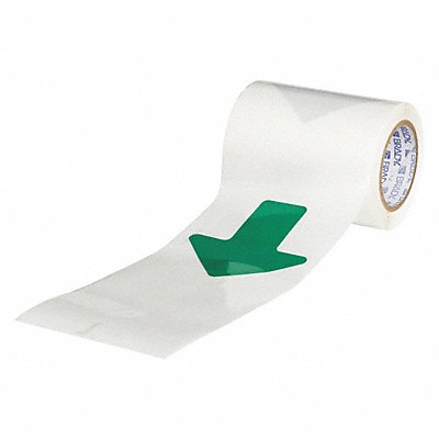 BRADY 104527 Floor Tape Green 2 inx5 in Arrow PK52