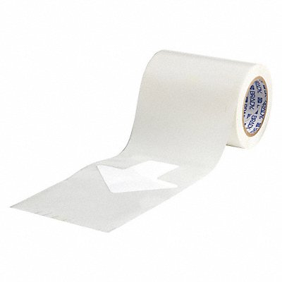 BRADY 104555 Floor Tape White 2 inx5 in Arrow PK52
