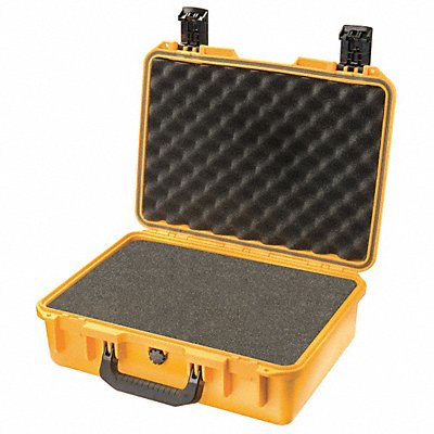 PELICAN IM2300 G3175 Protective Case 4 13/64 in Padlock Hasp Press Pull Yellow