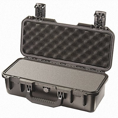 PELICAN IM2306 G3177 Protective Case 4 13/64 in Padlock Hasp Press Pull Blk