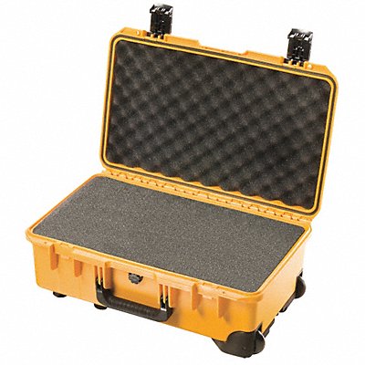 PELICAN IM2500 G3185 Protective Case 5 13/64 in Padlock Hasp Press Pull Yellow