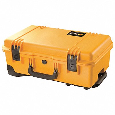 PELICAN IM2500 G3186 Protective Case 5 13/64 in Padlock Hasp Press Pull Yellow