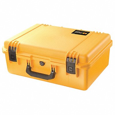 PELICAN IM260020000 G3188 Protective Case 5 45/64 in Padlock Hasp Press Pull Yellow