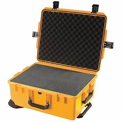 PELICAN IM2720 G3193 Protective Case 8 in Padlock Hasp Press Pull Yellow