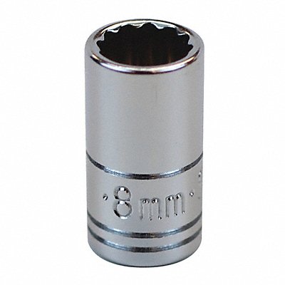 SK PROFESSIONAL TOOLS 43707 Socket Steel Chrome 8 mm