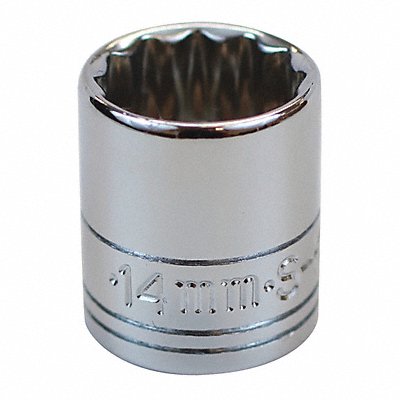 SK PROFESSIONAL TOOLS 43713 Socket Steel Chrome 14 mm