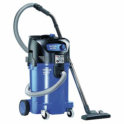 NILFISK 302004233 Shop Vacuum 12 gal Plastic 113 cfm