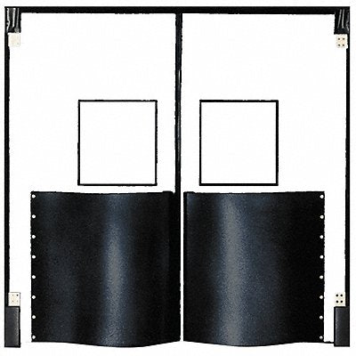 CHASE 6096XDWHI Swinging Dr 8x5ft White Polyethylene PR