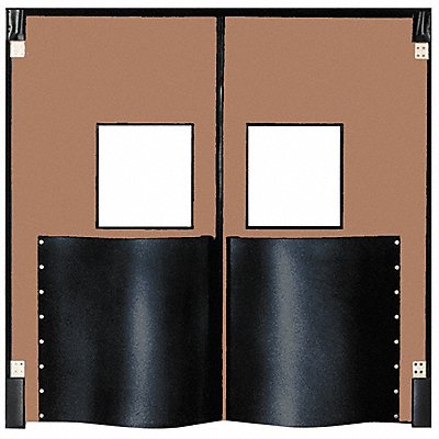 CHASE 7296XDMBR G4690 Swinging Door 8 x 6 ft Medium Brown PR
