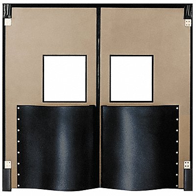 CHASE 7284XDBEI G4689 Swinging Dr 7x6ft Beige Polyethylene PR