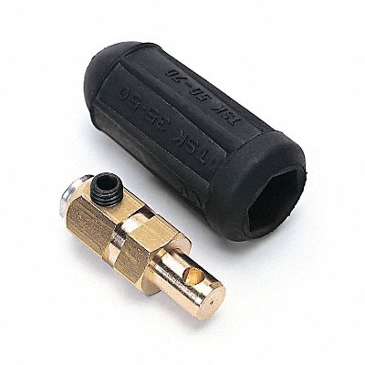 LINCOLN ELECTRIC K85270 Cable Plug Male 1/0 to 2/0 AWG Single