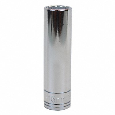 SK PROFESSIONAL TOOLS 48016 Socket Steel Chrome 16 mm