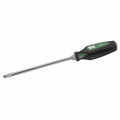 SK PROFESSIONAL TOOLS 79104 Screwdriver Slotted 3/8x8 Round w/Hex