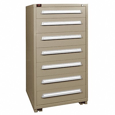 LYON PPS6830301015IL Modular Drawer Cabinet 59.25 x30 x28 Putty 7Drwr