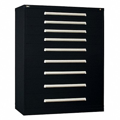VIDMAR RP3546ALBK Modular Drawer Cabinet 59 x45 x28 Black 9Drwr