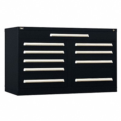 VIDMAR RP1973ALBK Modular Drawer Cabinet 37 x60 x28 Black 10Drwr