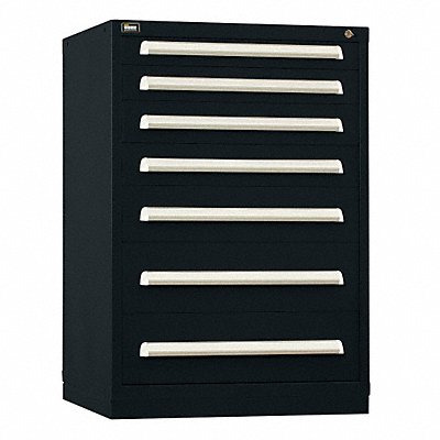 VIDMAR RP2102ALBK Modular Drawer Cabinet 44 x30 x28 Black 7Drwr