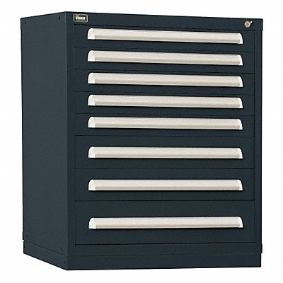 VIDMAR SCU1904ALBK Modular Drawer Cabinet 37 x30 x28 Black 8Drwr