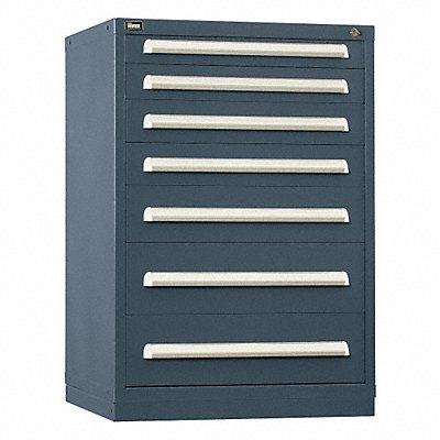 VIDMAR RP2102AFTKAVG Modular Drawer Cabinet 44 x30 x28 Light Grey 7Drwr