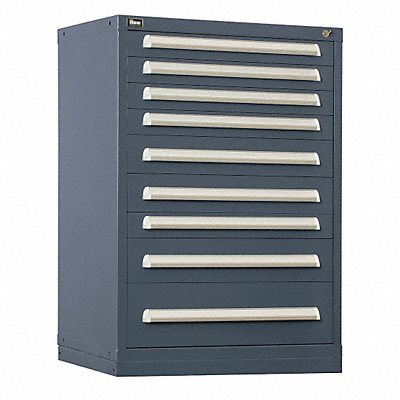 VIDMAR RP2107ALVG Modular Drawer Cabinet 44 x30 x28 Light Grey 9Drwr