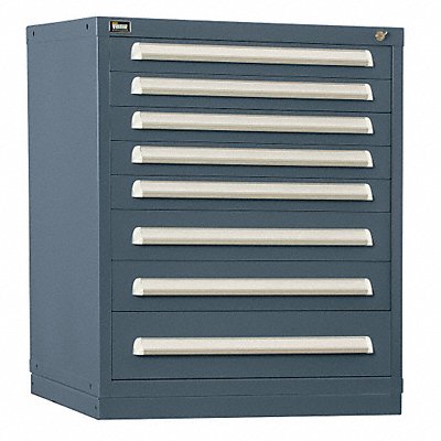 VIDMAR SCU1904AFTKAVG Mod Drawer Cab 37 H 8 Drawer Grey