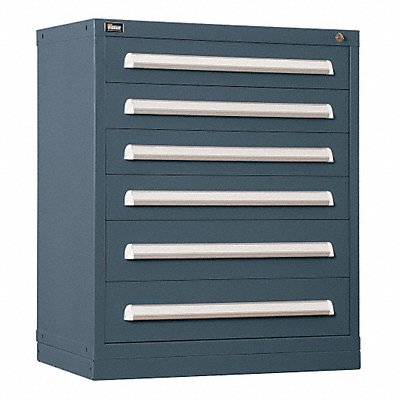 VIDMAR SCU1910AFTKAVG Modular Drawer Cabinet 37 x30 x28 Light Grey 6Drwr