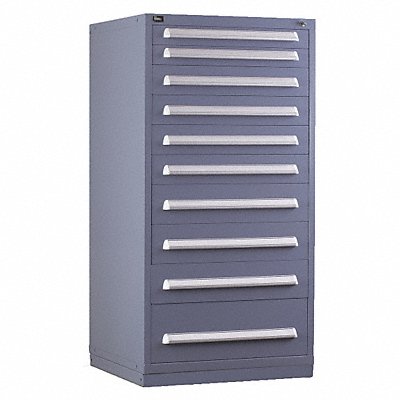 VIDMAR SCU3126AFTKAVG Modular Drawer Cabinet 59 x30 x28 LtGry 10Drwr