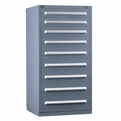 VIDMAR SEP3140AFTKAVG Modular Drawer Cabinet 59 x30 x28 Light Grey 9Drwr