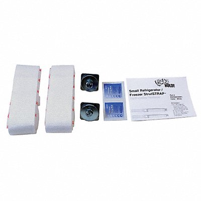 QUAKEHOLD! RWSS2X48W1 Strut Straps w/Side Release Buckle White
