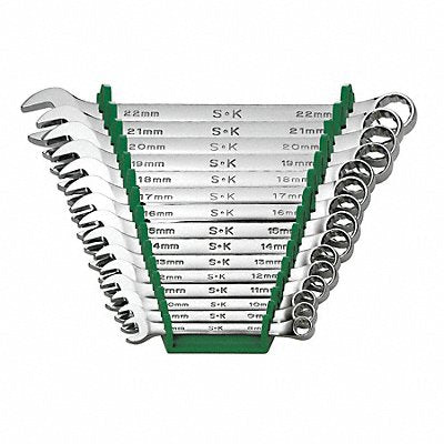 SK PROFESSIONAL TOOLS 86265 Combination Wrench St Steel Chrome Standard Offset