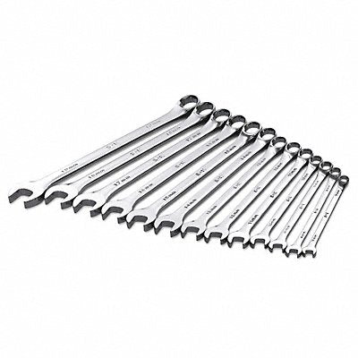 SK PROFESSIONAL TOOLS 86127 Combination Wrench St Steel Chrome Standard Offset