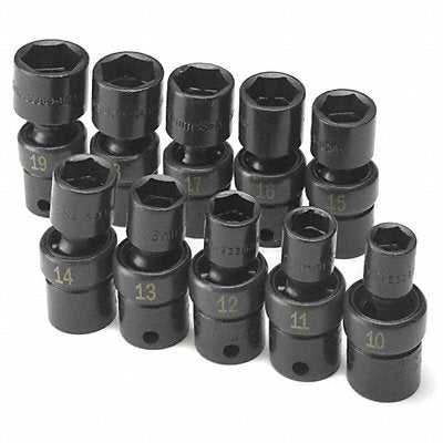 SK PROFESSIONAL TOOLS 33351 Socket Set Alloy Steel 11/16-1 in 6Pt