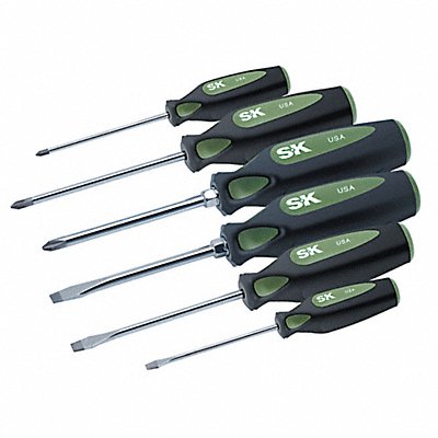 SK PROFESSIONAL TOOLS 86330 Screwdriver Set Slotted/Phillips 6 Pc