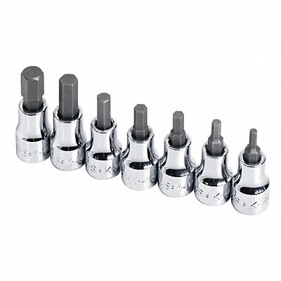 SK PROFESSIONAL TOOLS 19723 SocketBt St Stl StSz 3/8 in DrSz 3/8 in