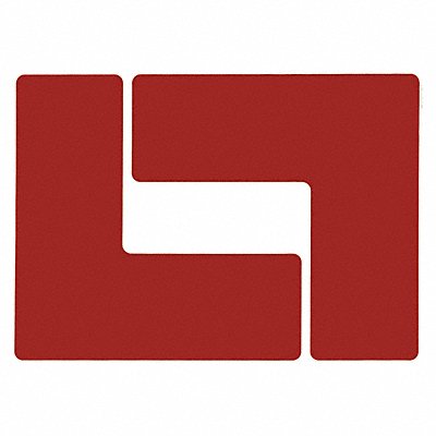 BRADY 104442 G5697 Floor Tape Red 3 inx8 in L PK20