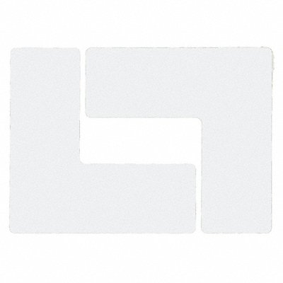 BRADY 104447 G5697 Floor Tape White 3 inx8 in L PK20