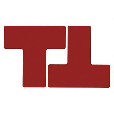 BRADY 104448 Floor Tape Red 3 inx8 in T PK20