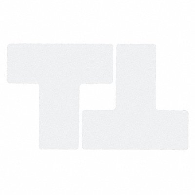 BRADY 104453 Floor Tape White 3 inx8 in T PK20