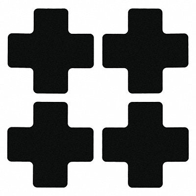 BRADY 104470 G5702 Floor Tape Black 2 inx5 in Cross PK20