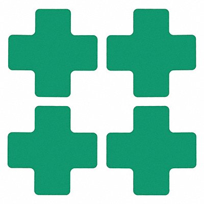 BRADY 104467 G5702 Floor Tape Green 2 inx5 in Cross PK20