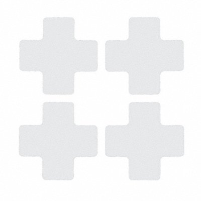 BRADY 104471 G5702 Floor Tape White 2 inx5 in Cross PK20