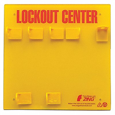ZING 7113E Lockout Board Unfilled 11-1/2 In H