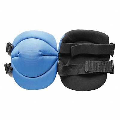 WESTWARD 12F681 Knee Pad UNIV Hook/Loop Black/Blue PR