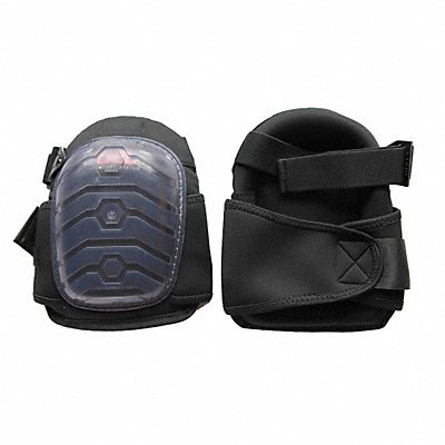 WESTWARD 12F683 Knee Pad UNIV Hook/Loop Black PR