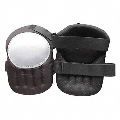 WESTWARD 12F686 Knee Pad UNIV Hook/Loop Black/Grey PR